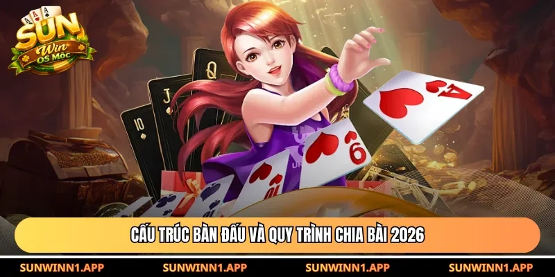 Cấu trúc bàn đấu và quy trình chia bài 2026