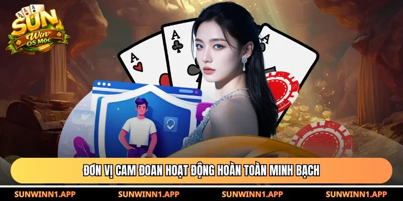 Đơn vị cam đoan hoạt động hoàn toàn minh bạch